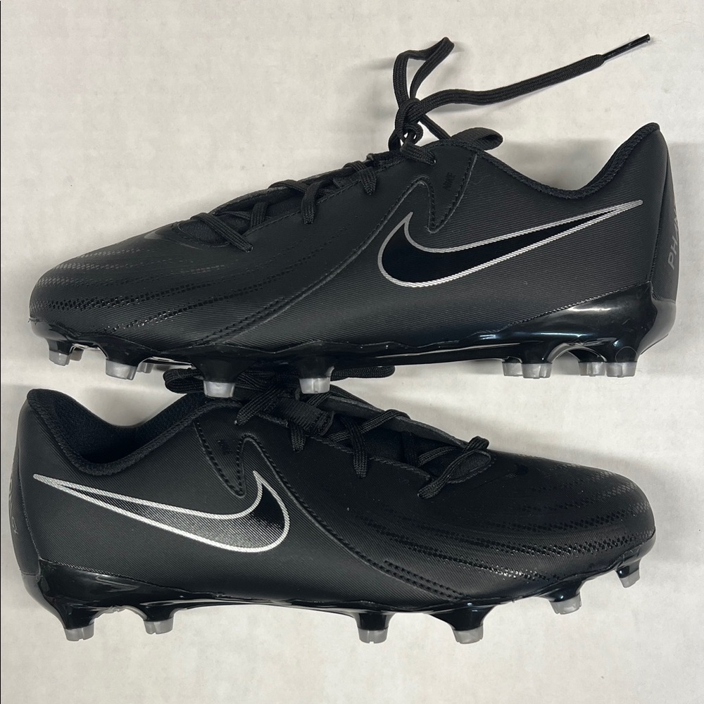 Nike Phantom GX 2 Academy Firm Ground Cleats - Black - Youth Size 6